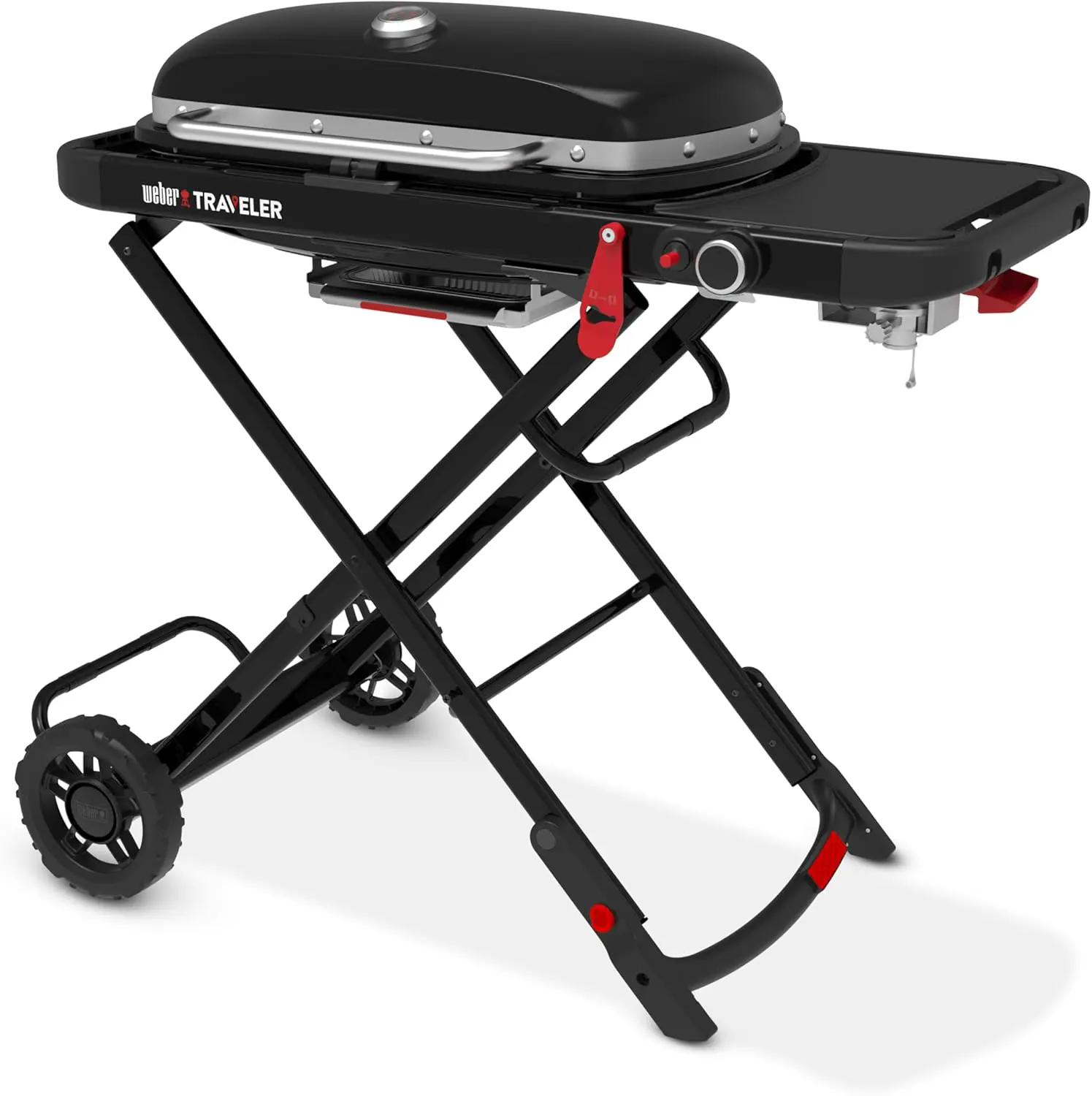 Barbecue weber en métal noir vue 3
