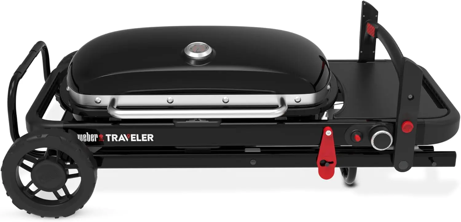 Barbecue weber en métal noir vue 4