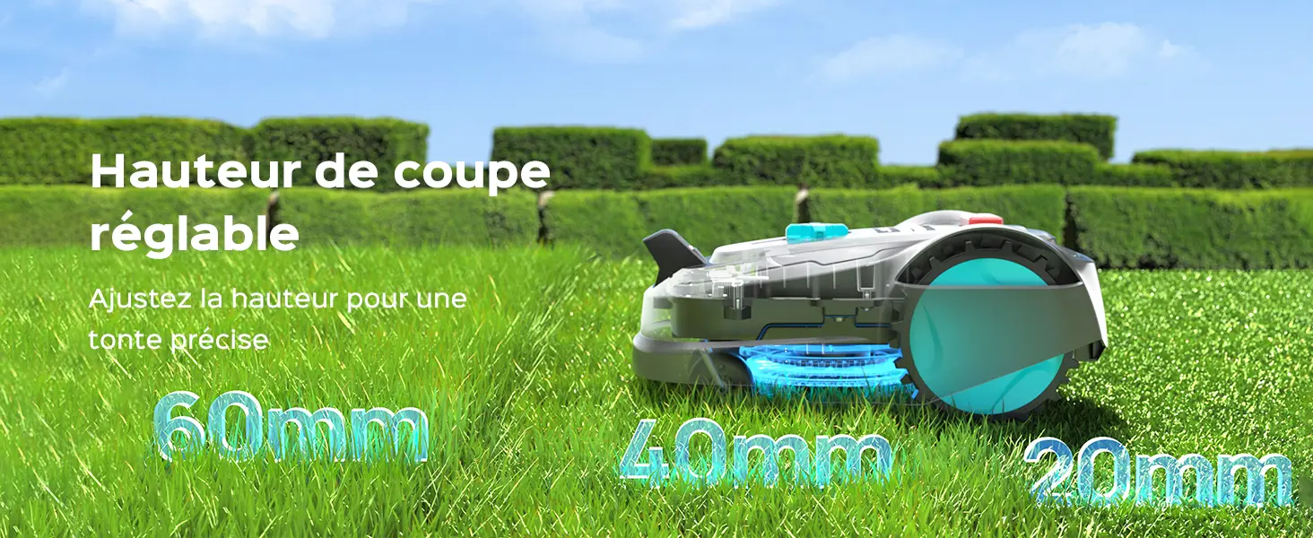 Robot tondeuse YARDCARE M800Plus Robot Tondeuse sans Fil Périp… — contenu détaillé 4