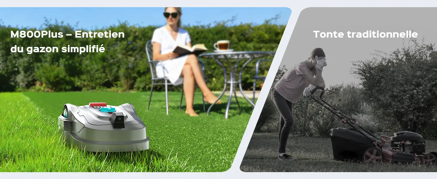 Robot tondeuse YARDCARE M800Plus Robot Tondeuse sans Fil Périp… — contenu détaillé 14
