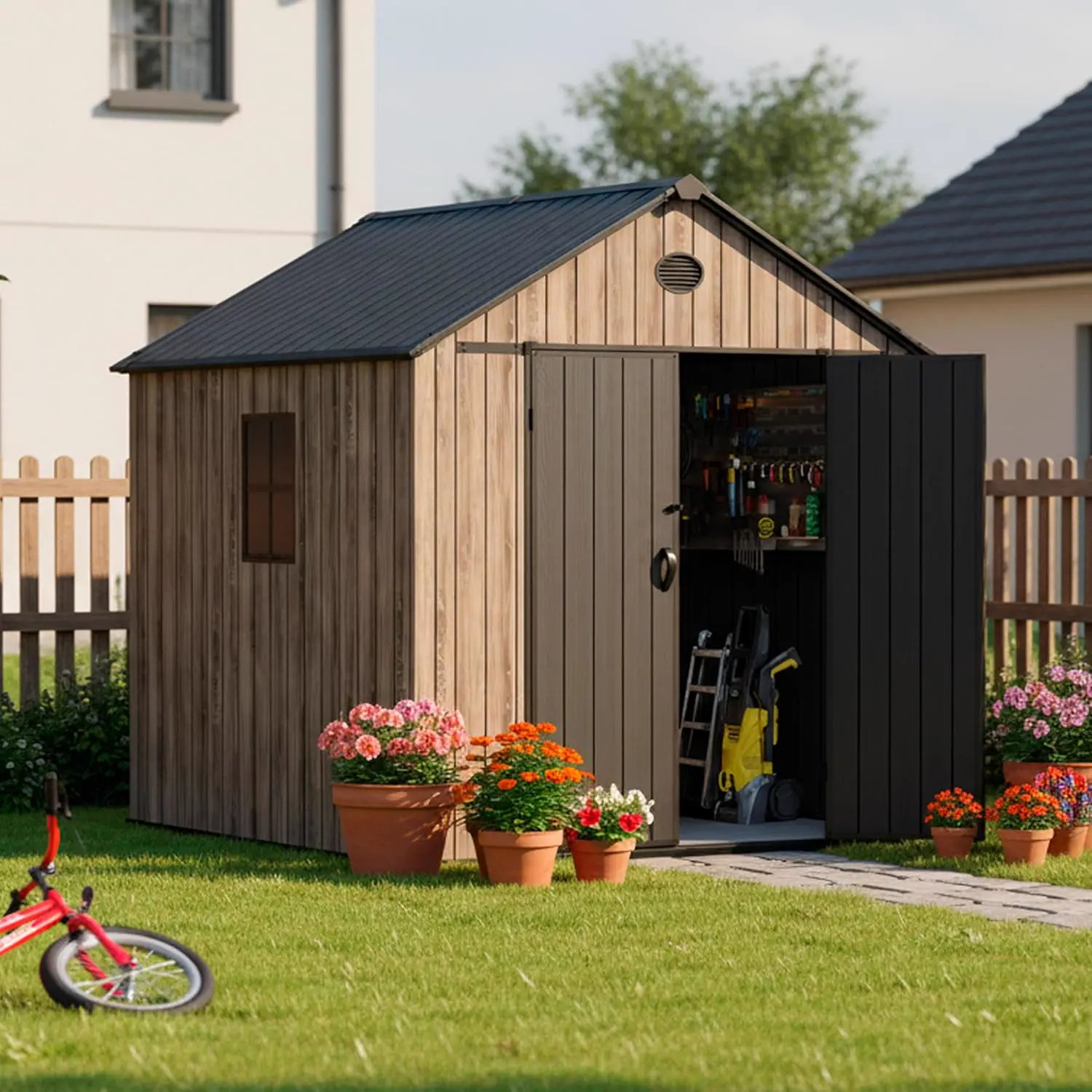 Abri de jardin résine 5.02 m²