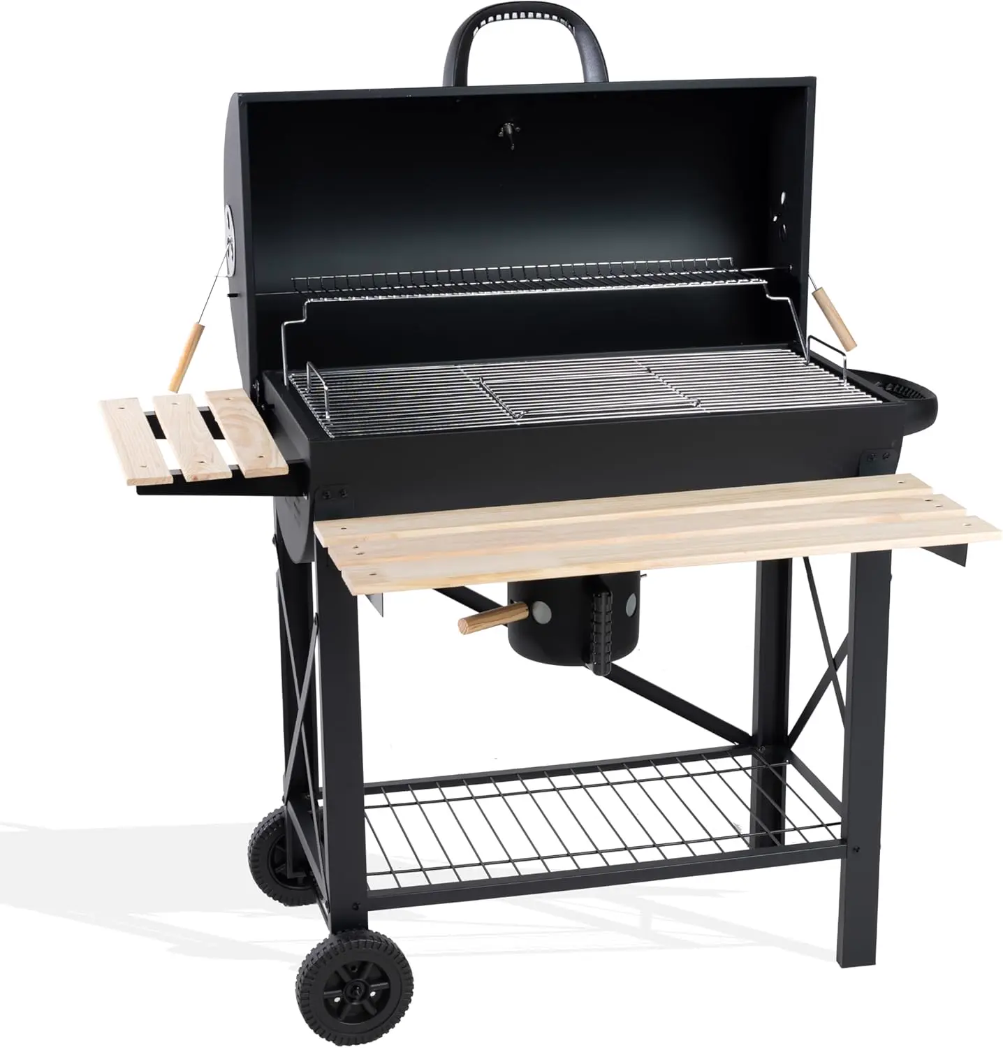 Barbecue Charbon de Bois XXL avec Couvercle | Barbecue à Charbon