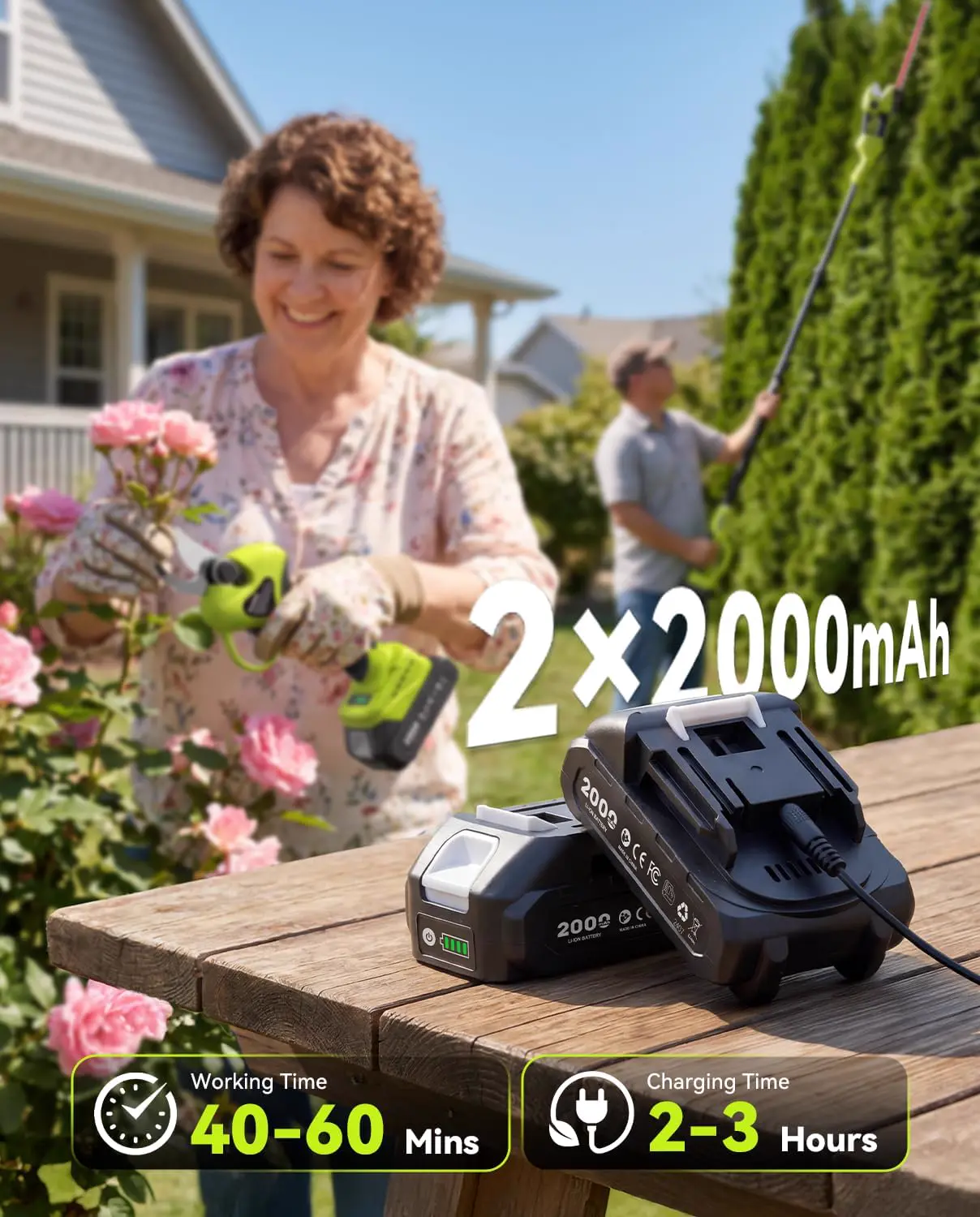 Tronçonneuse électrique en métal vue 6