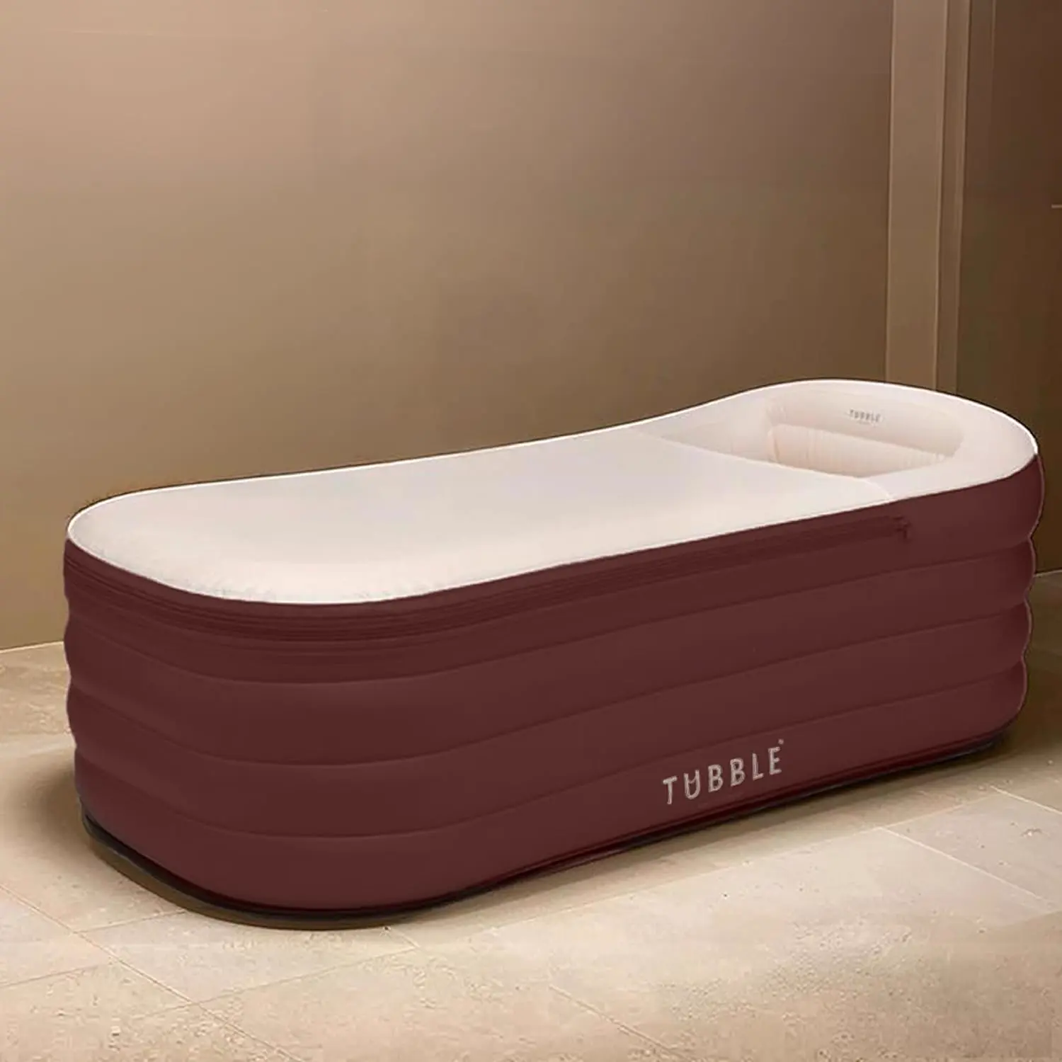 Tubble® Royale baignoire gonflable adulte burgundy red 255 Litres