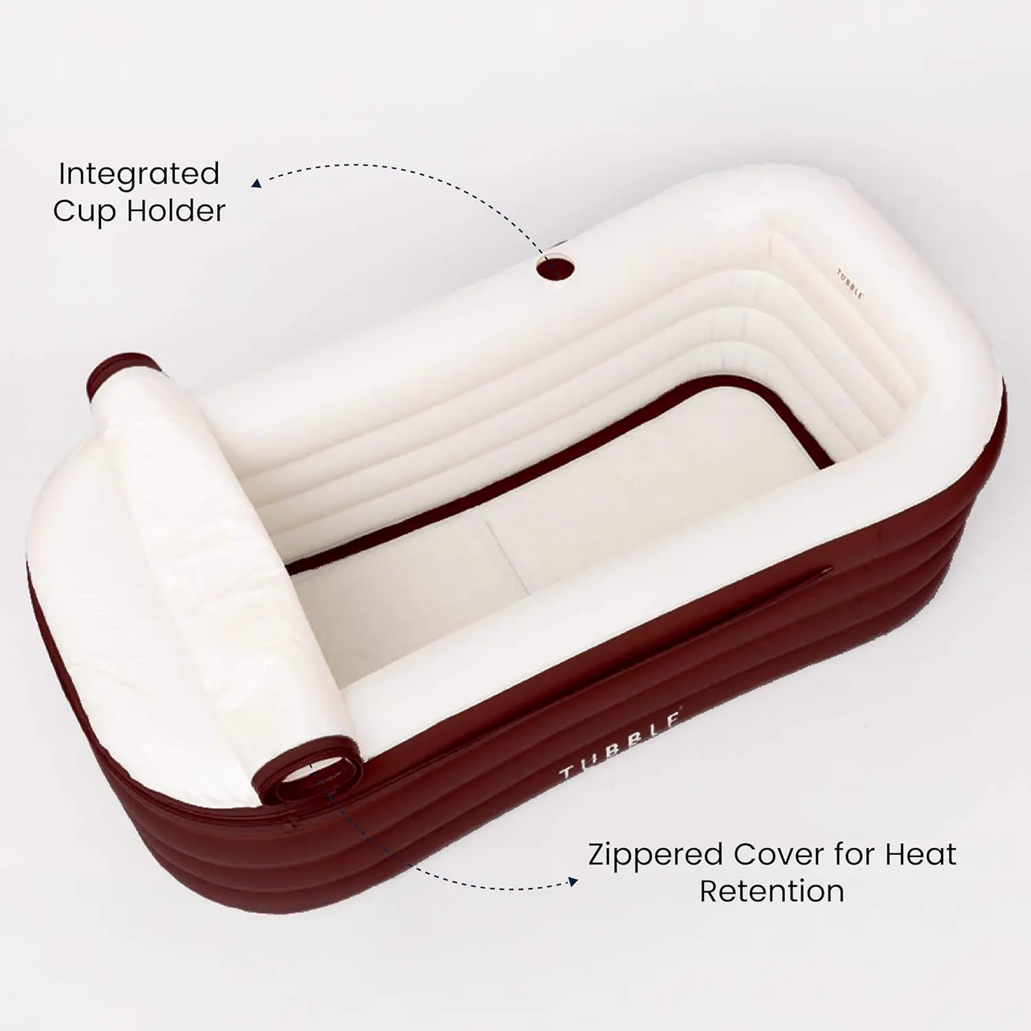 Spa gonflable 2 personnes Tubble Royale baignoire gonflable ad… vue 4