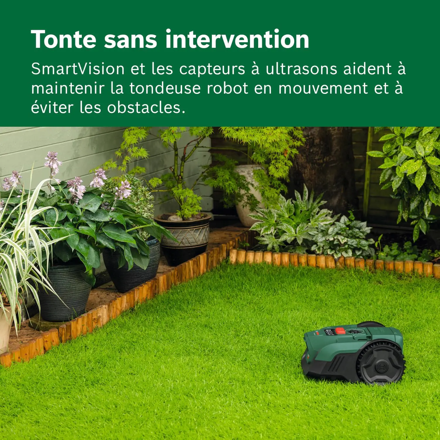 Robot tondeuse 100 m² vue 5