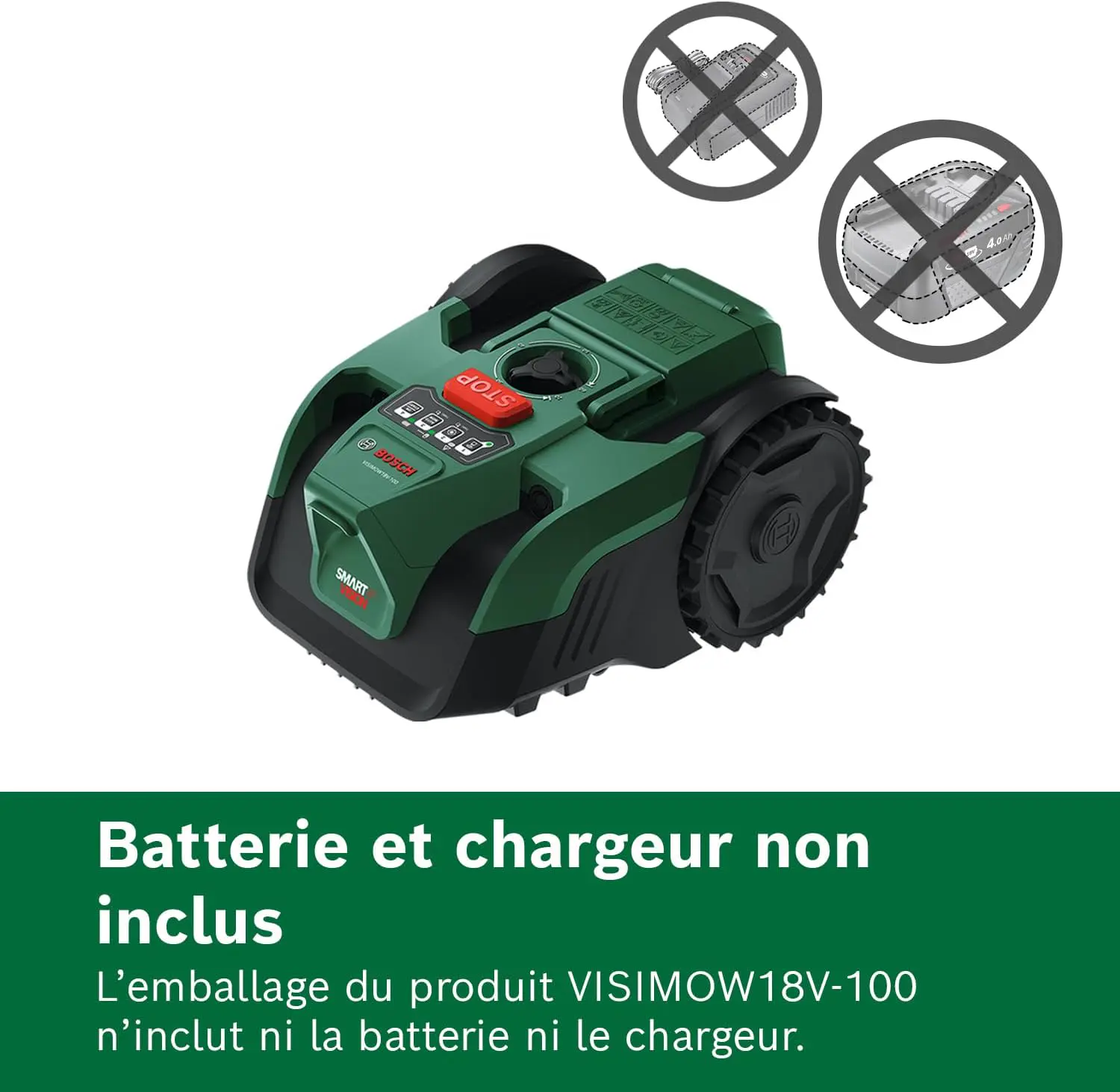 Robot tondeuse 100 m² vue 6