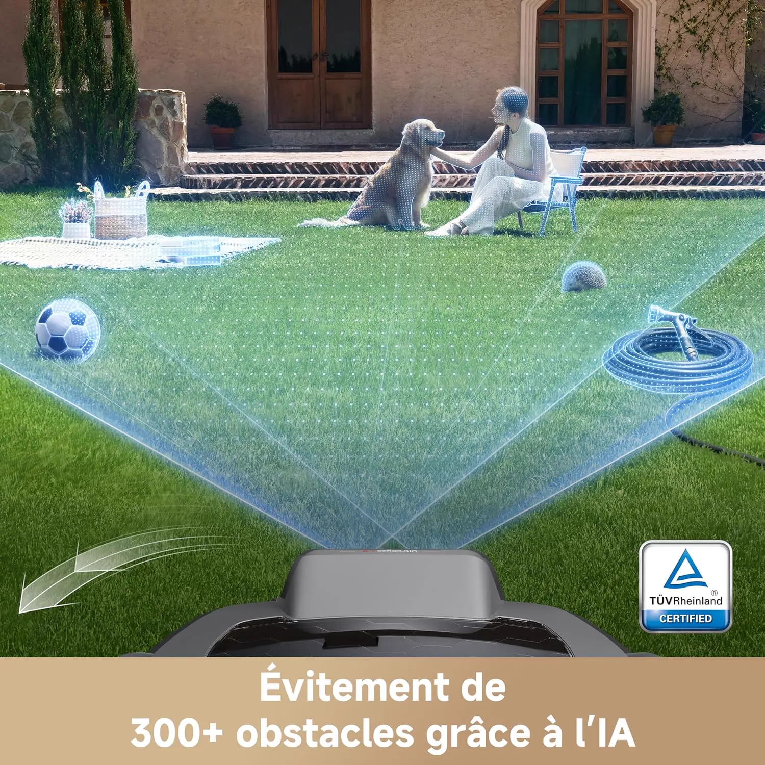 Robot tondeuse MOVA ViAX 250 Robot Tondeuse sans Fil périphérique vue 5