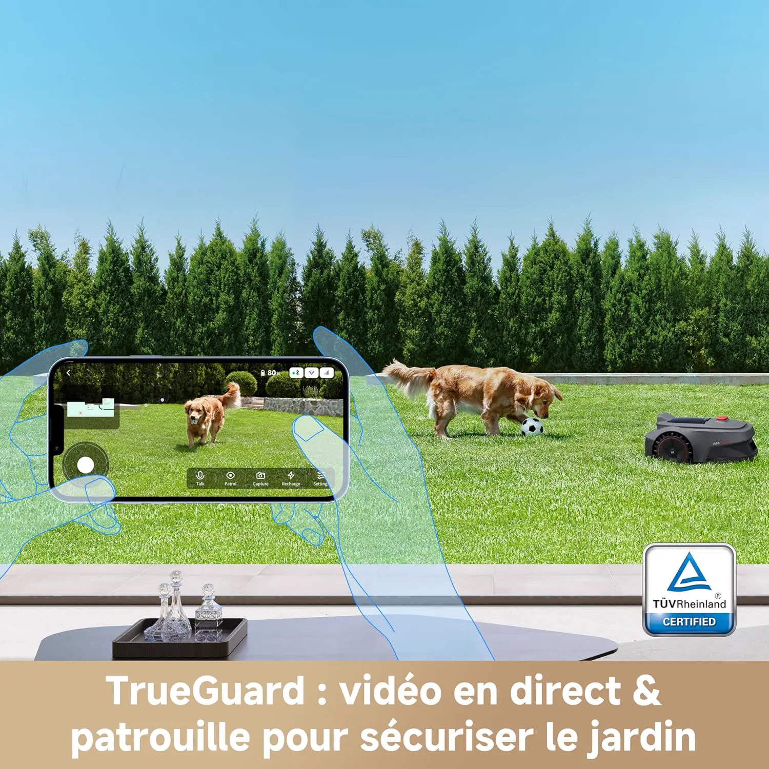 Robot tondeuse MOVA ViAX 250 Robot Tondeuse sans Fil périphérique vue 8