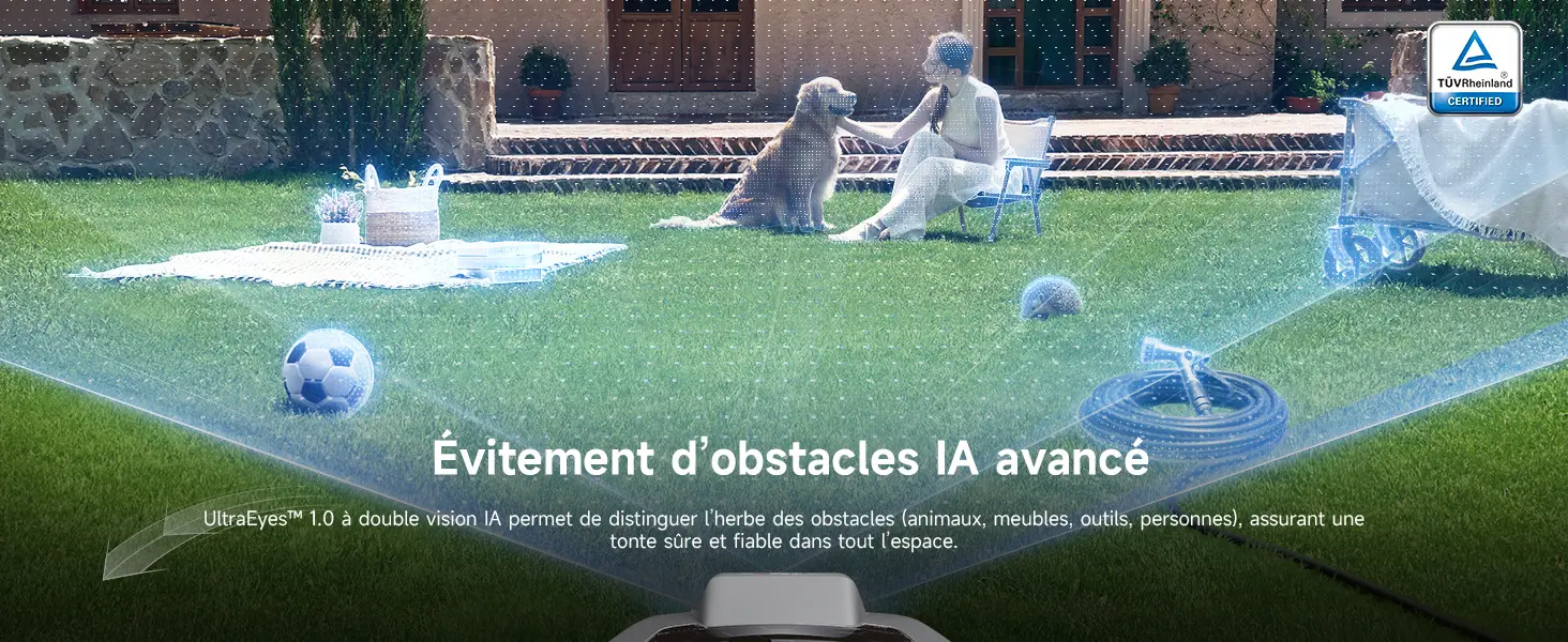 Robot tondeuse MOVA ViAX 250 Robot Tondeuse sans Fil périphérique — contenu détaillé 7