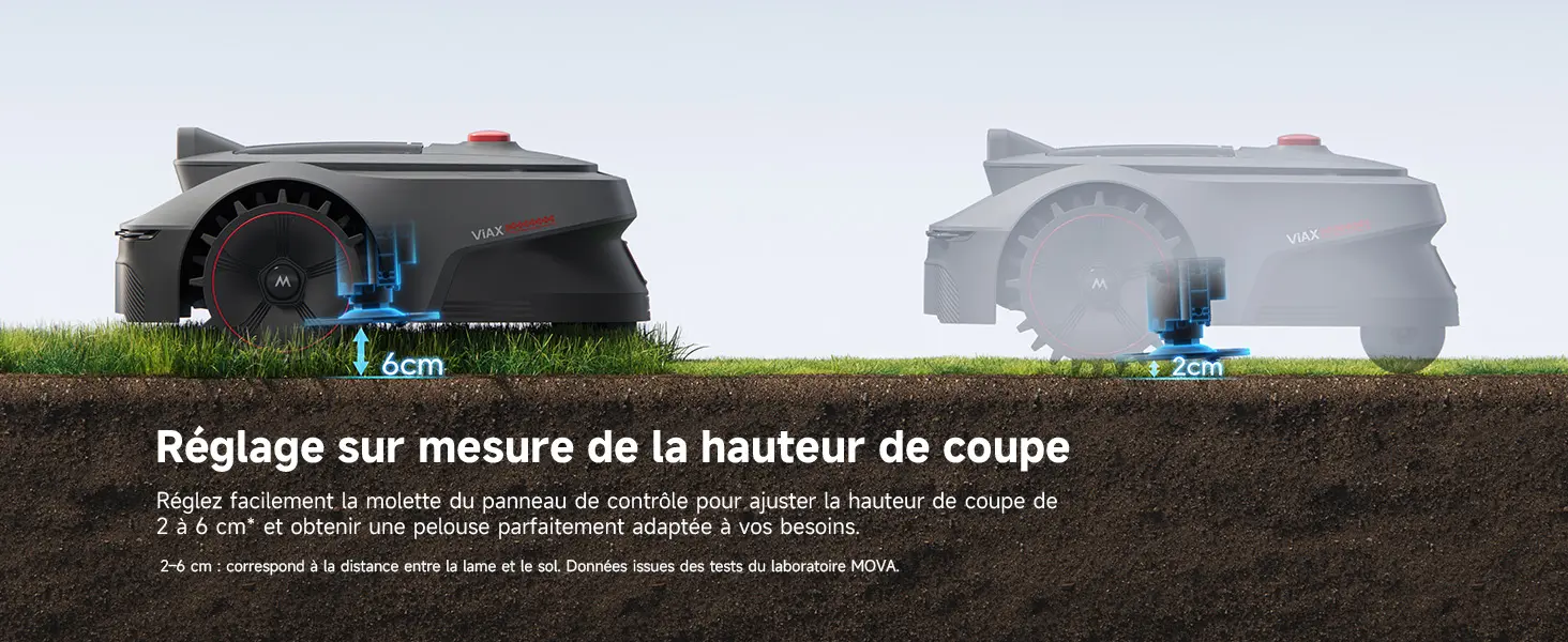 Robot tondeuse MOVA ViAX 250 Robot Tondeuse sans Fil périphérique — contenu détaillé 13
