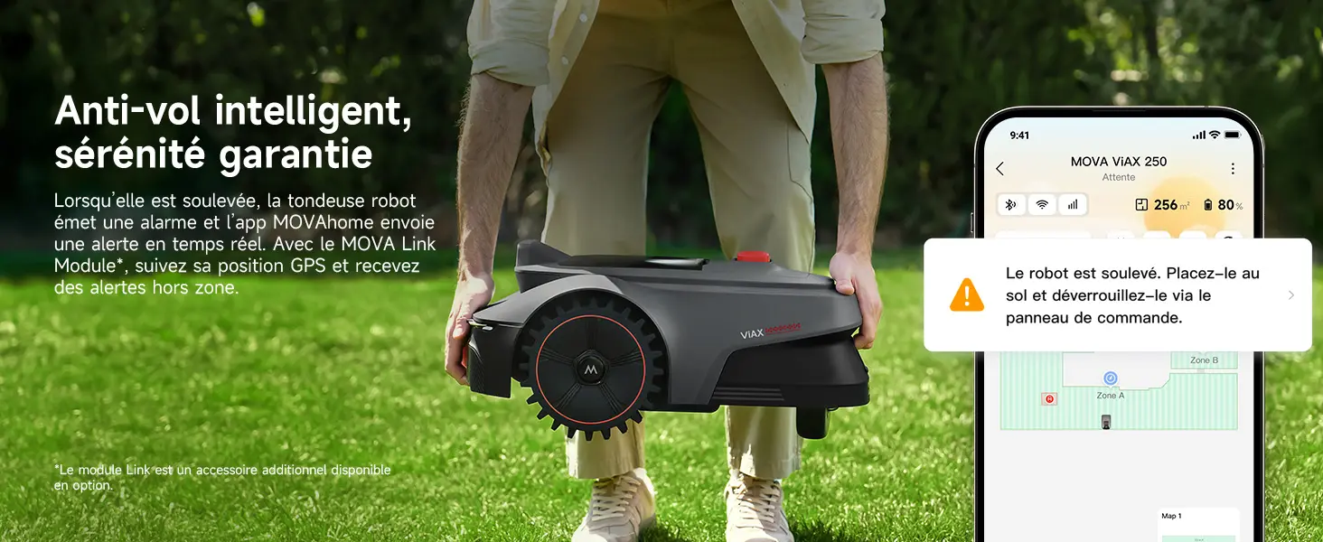 Robot tondeuse MOVA ViAX 250 Robot Tondeuse sans Fil périphérique — contenu détaillé 18
