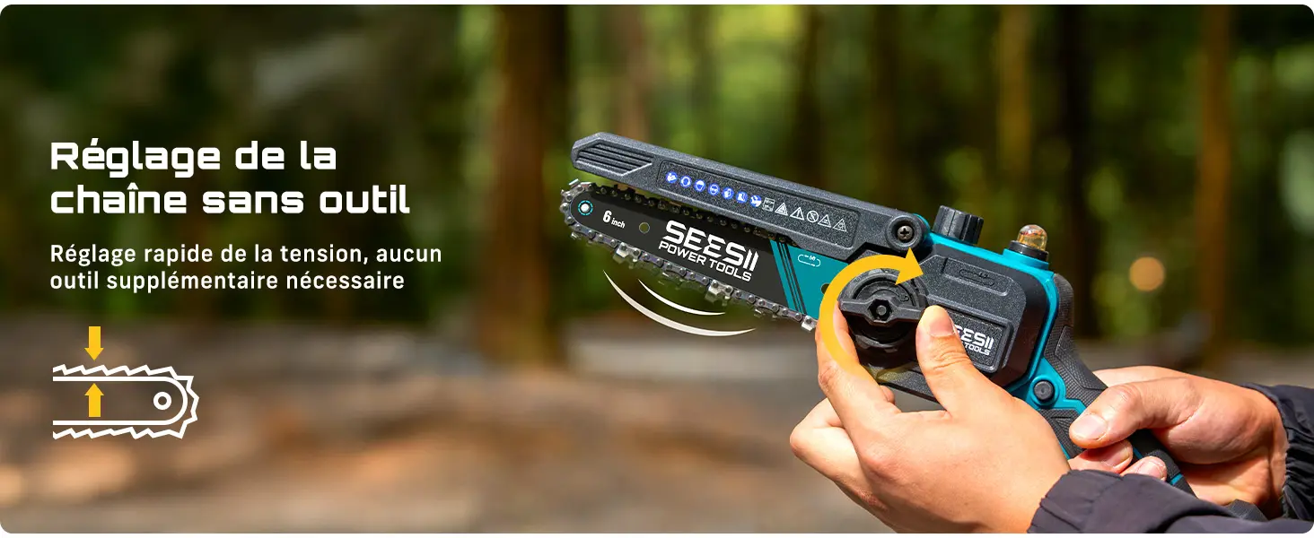 Tronçonneuse électrique 2x4 m — contenu détaillé 5