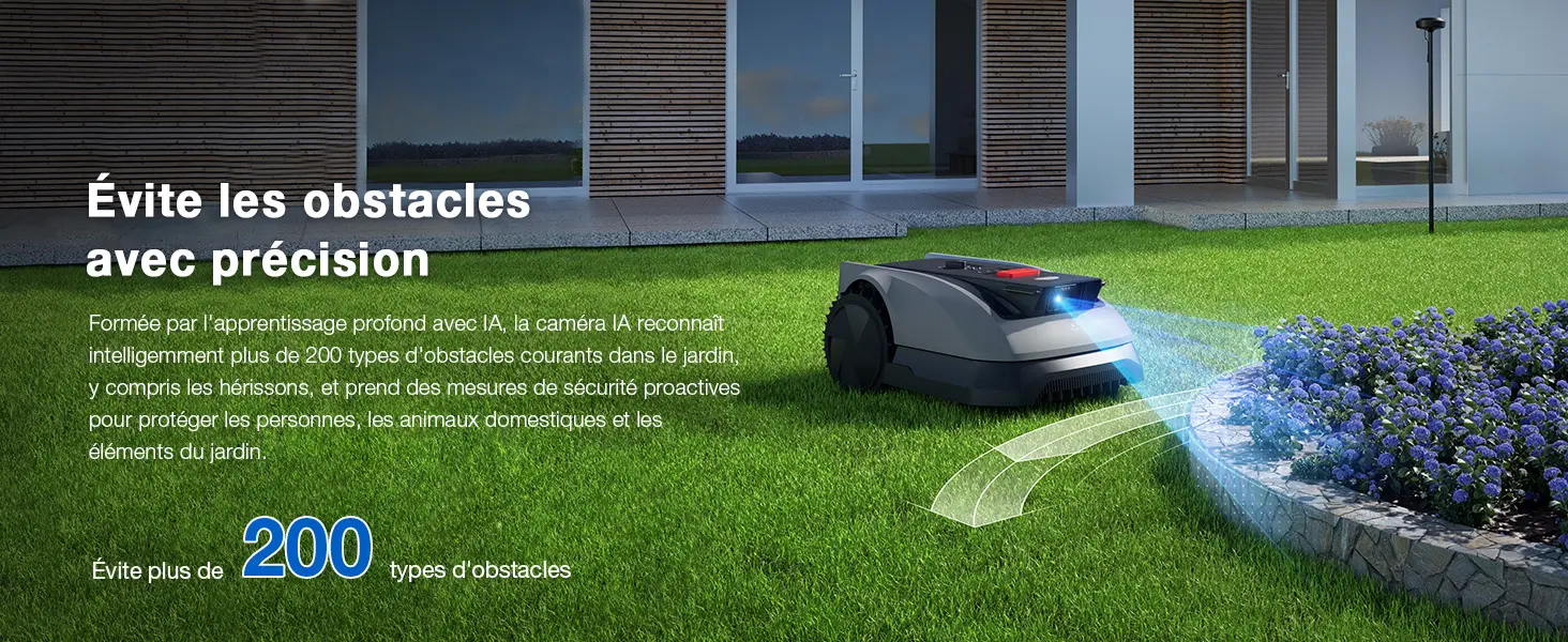 Robot tondeuse ECOVACS Robot Tondeuse sans Fil — contenu détaillé 9