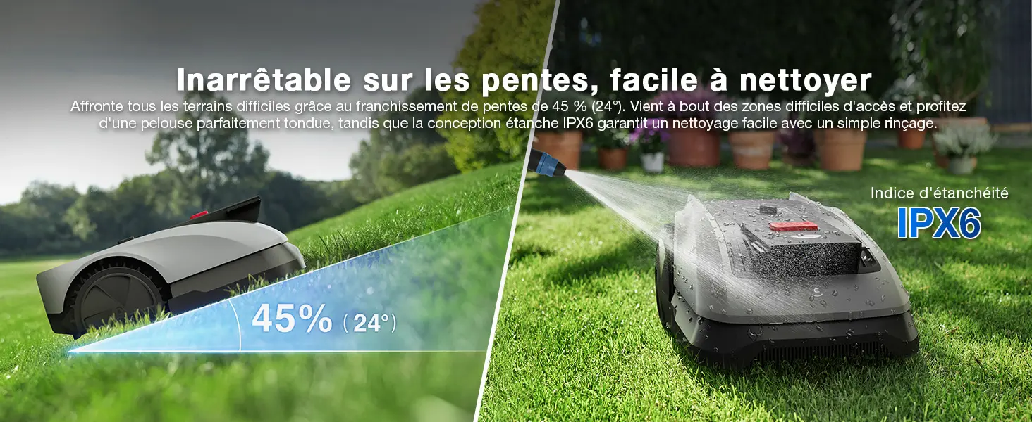 Robot tondeuse ECOVACS Robot Tondeuse sans Fil — contenu détaillé 11
