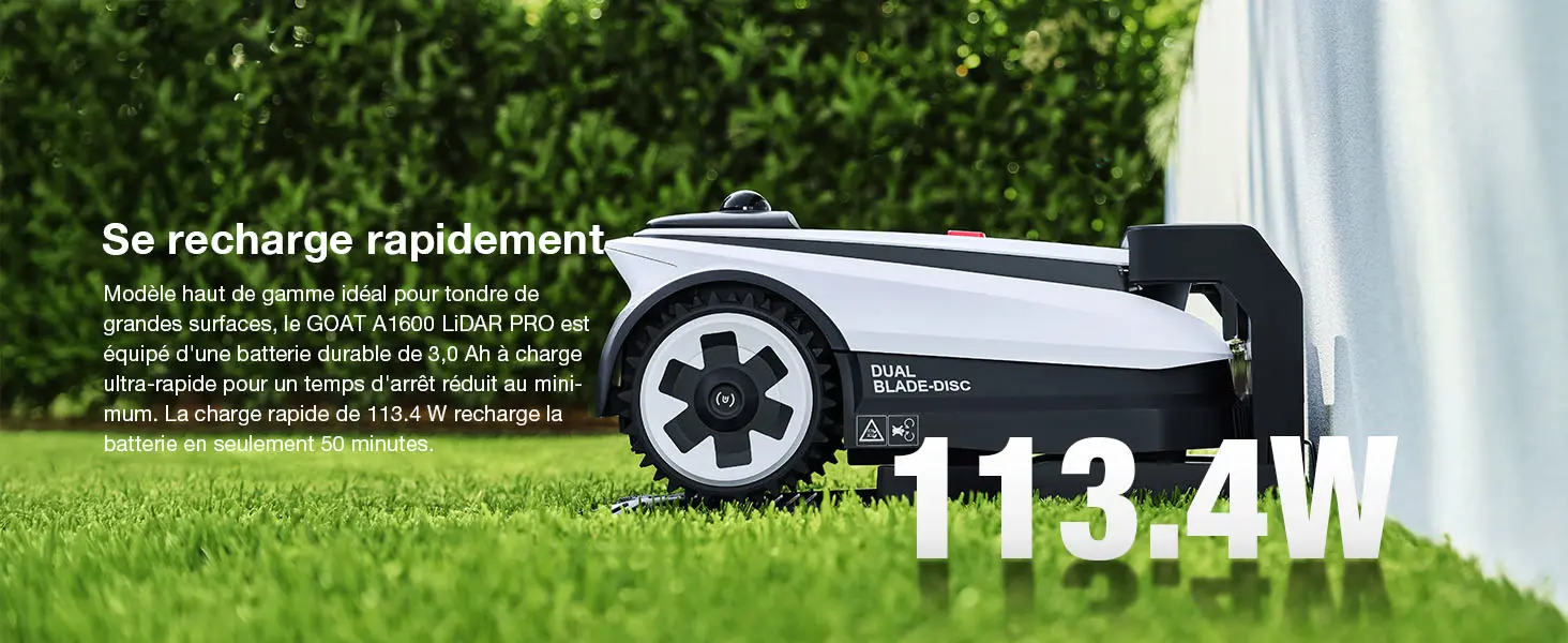 Robot tondeuse Ecovacs Goat A1600 LiDAR Pro Care Kit Robot Ton… — contenu détaillé 9