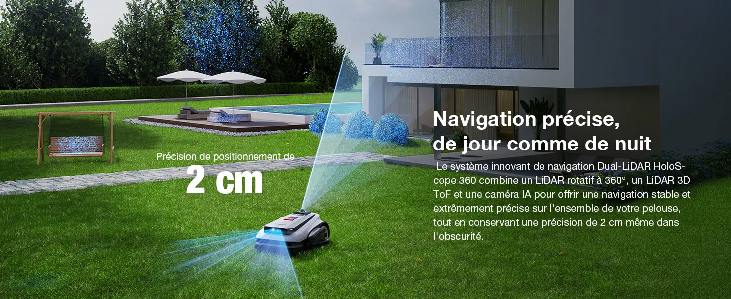 Robot tondeuse Ecovacs Goat A1600 LiDAR Pro Care Kit Robot Ton… — contenu détaillé 12