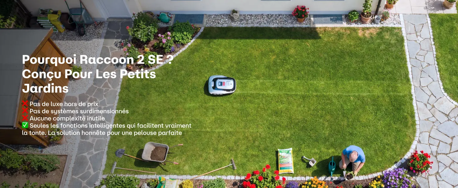 Robot tondeuse Raccoon 2 SE Robot Tondeuse-600m² — contenu détaillé 5