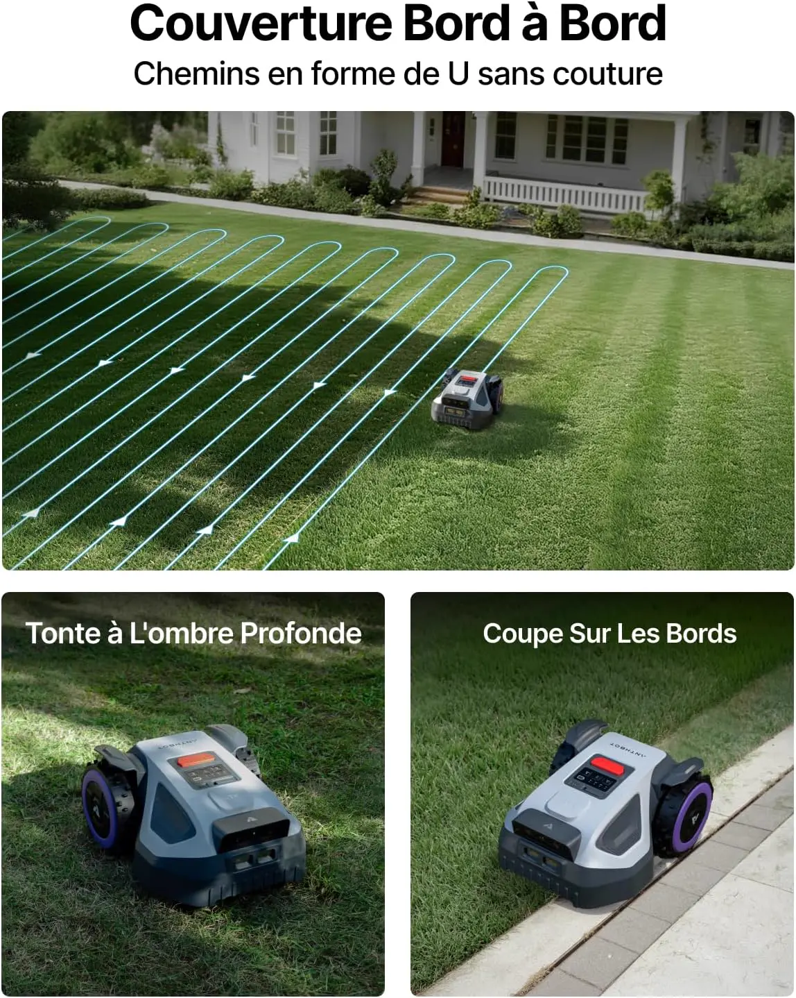 Tondeuse autoportée ANTHBOT Robot Tondeuse M9 avec abri Anti-P… vue 7