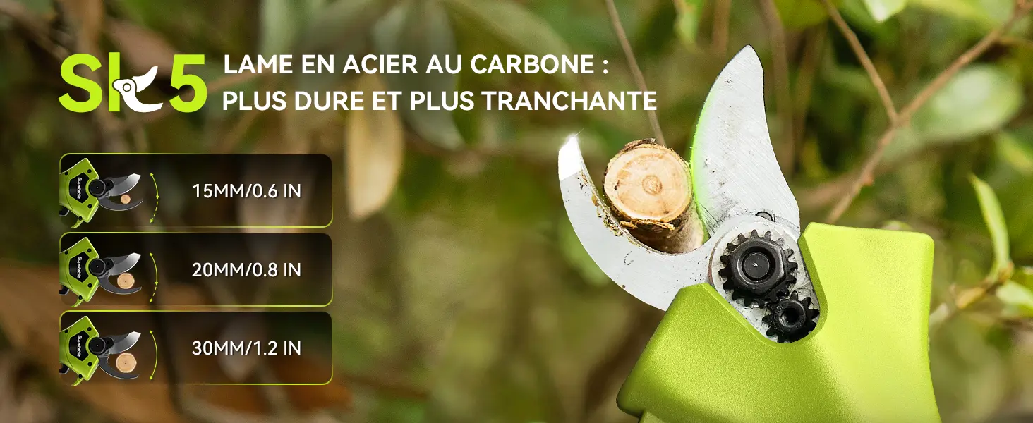 Tronçonneuse à batterie Supstable Mini Tronconneuse avec Perch… — contenu détaillé 2