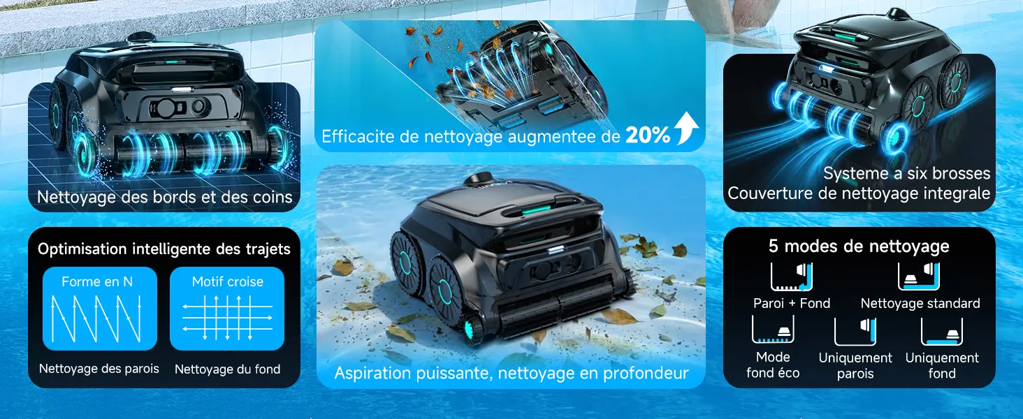 Robot piscine noir — contenu détaillé 2