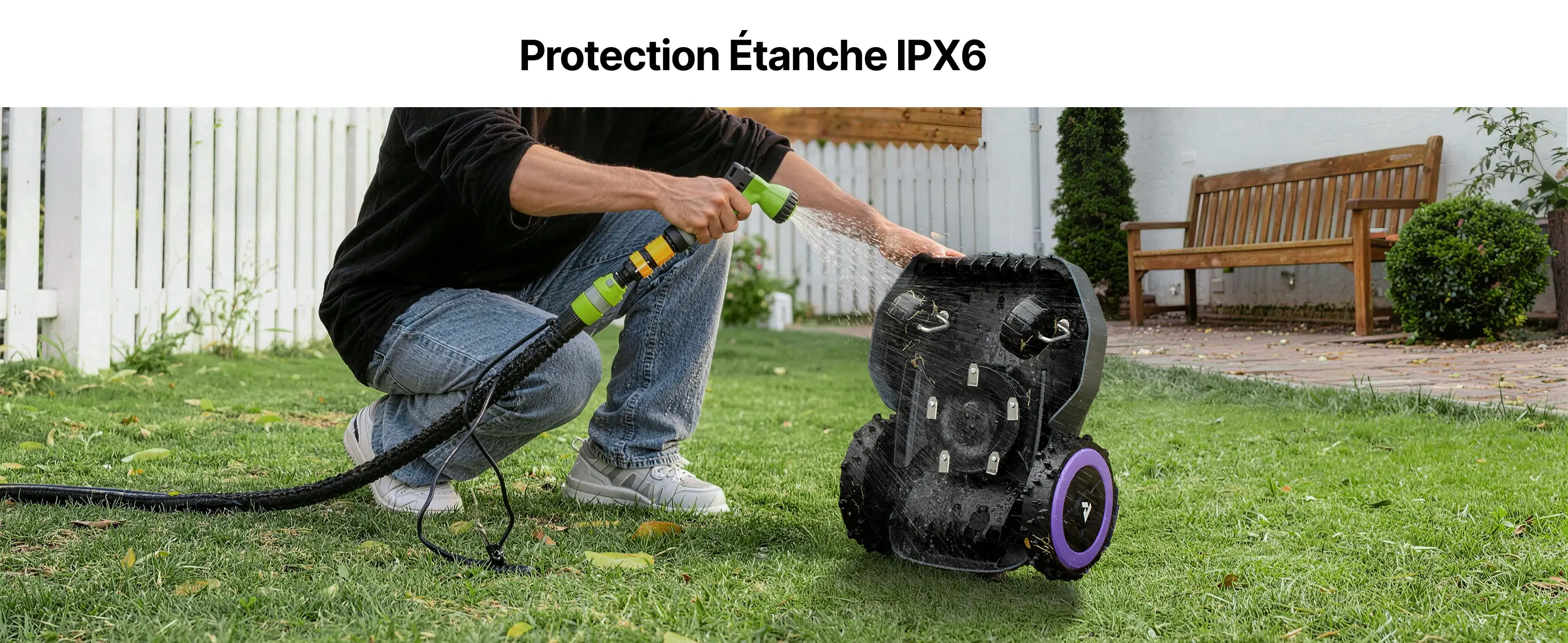 Robot tondeuse ANTHBOT Tondeuse Robot sans Fil M9 — contenu détaillé 18