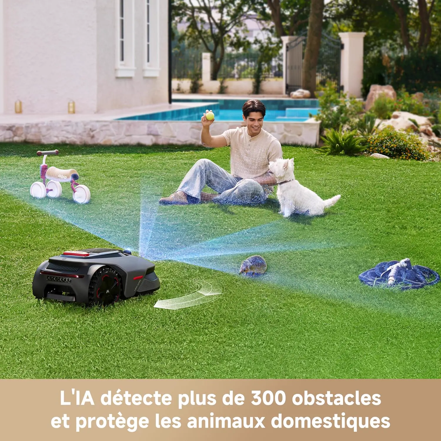 Tondeuse autoportée MOVA LiDAX Ultra 1600 Robot Tondeuse sans… vue 4