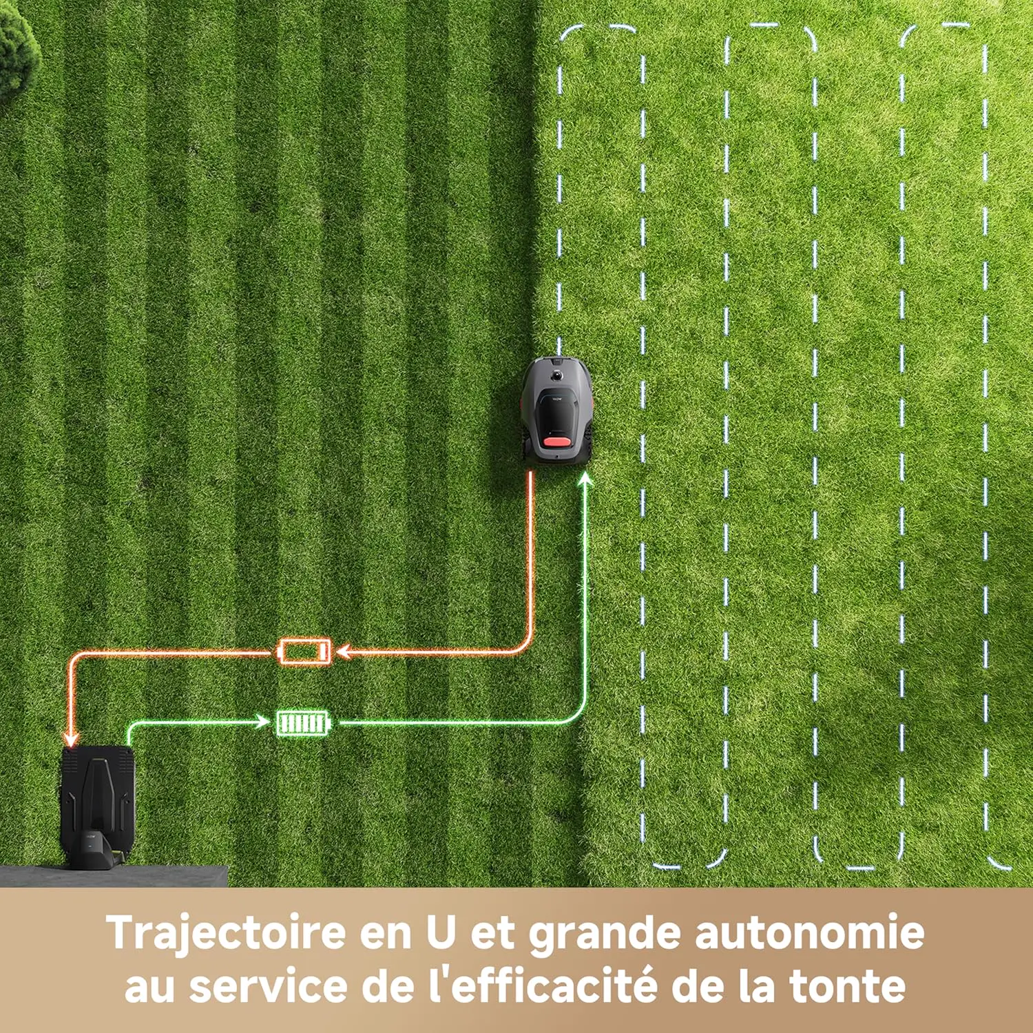 Tondeuse autoportée MOVA LiDAX Ultra 1600 Robot Tondeuse sans… vue 6