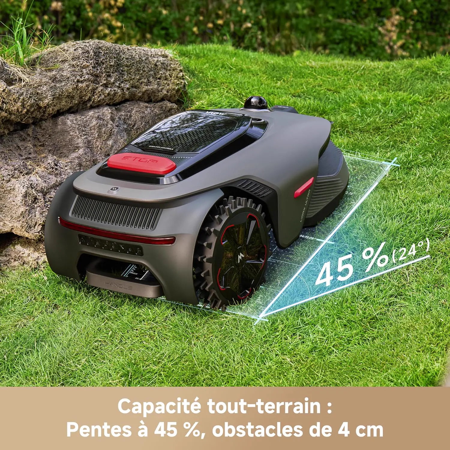 Robot tondeuse MOVA LiDAX Ultra 800 Robot Tondeuse sans Fil pé… vue 8