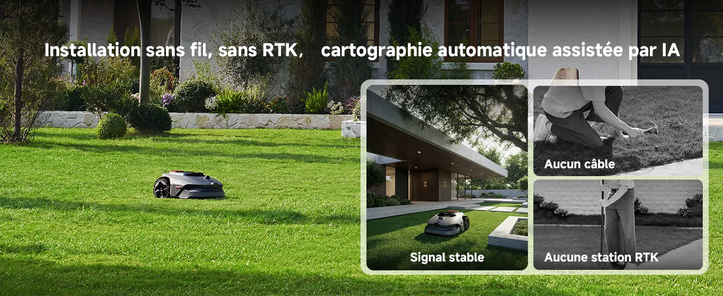 Robot tondeuse MOVA LiDAX Ultra 800 Robot Tondeuse sans Fil pé… — contenu détaillé 6