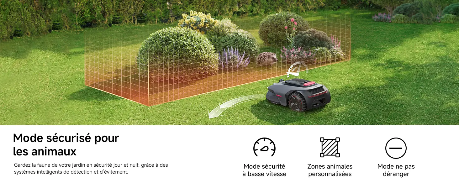 Robot tondeuse MOVA LiDAX Ultra 800 Robot Tondeuse sans Fil pé… — contenu détaillé 17