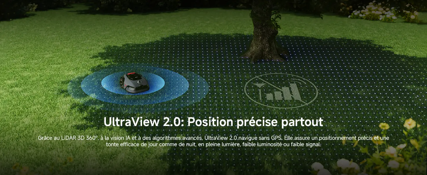 Robot tondeuse MOVA LiDAX Ultra 800 Robot Tondeuse sans Fil pé… — contenu détaillé 19