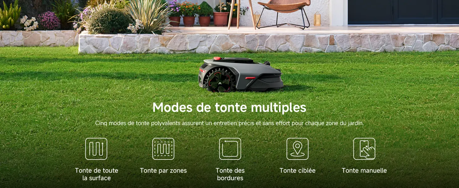 Robot tondeuse MOVA LiDAX Ultra 800 Robot Tondeuse sans Fil pé… — contenu détaillé 20