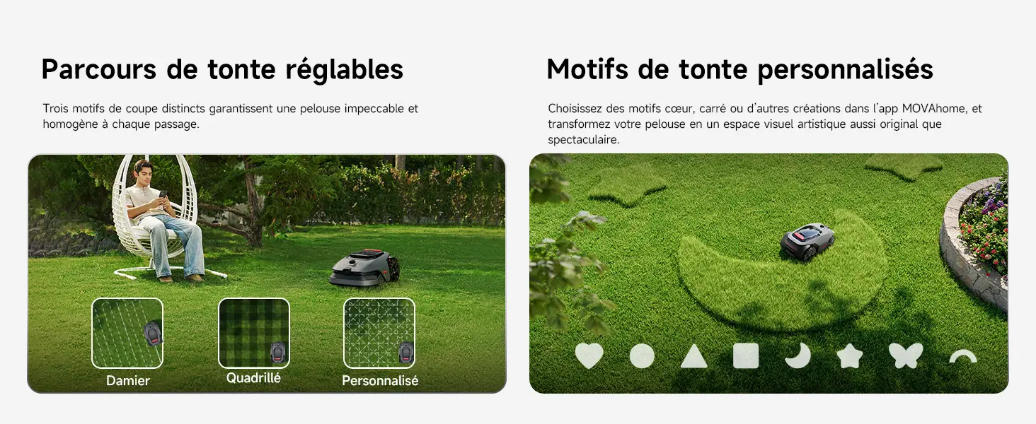 Robot tondeuse MOVA LiDAX Ultra 800 Robot Tondeuse sans Fil pé… — contenu détaillé 22