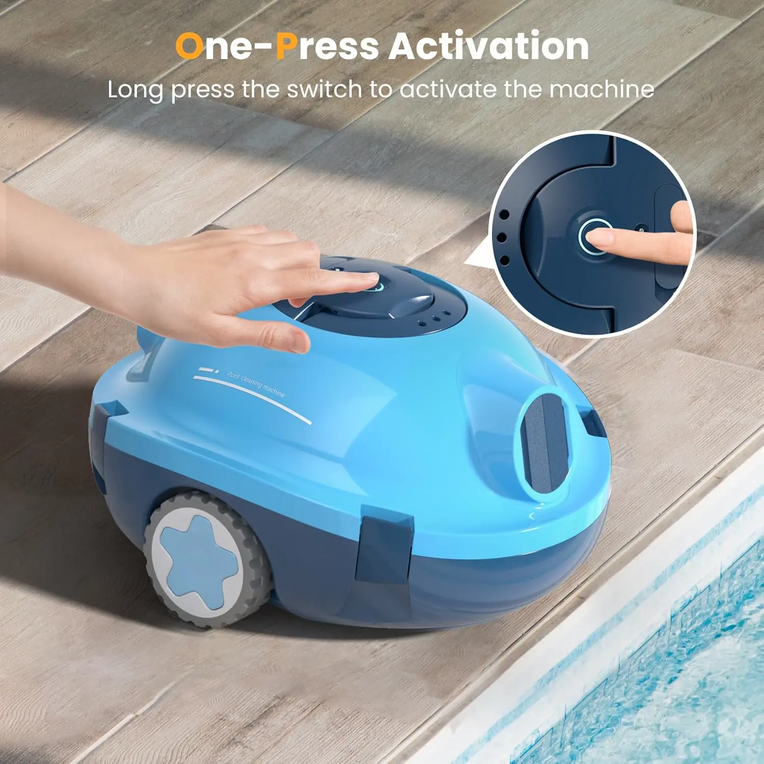 Robot piscine MEDOXA Robot Nettoyeur de Piscine sans Fil vue 6