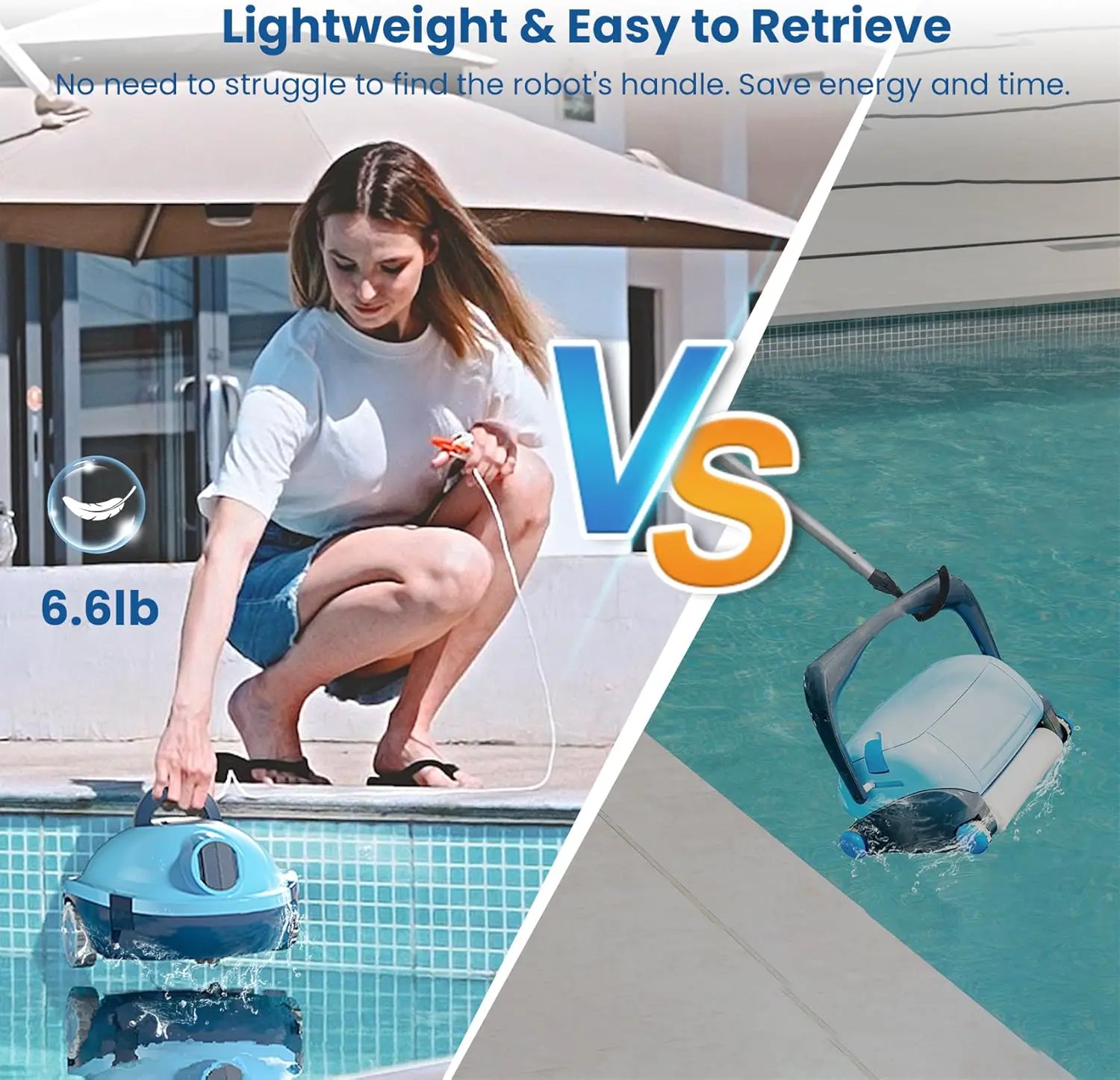 Robot piscine MEDOXA Robot Nettoyeur de Piscine sans Fil vue 9