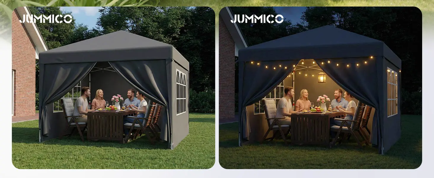 Tonnelle en métal gris 3x6 m — contenu détaillé 5