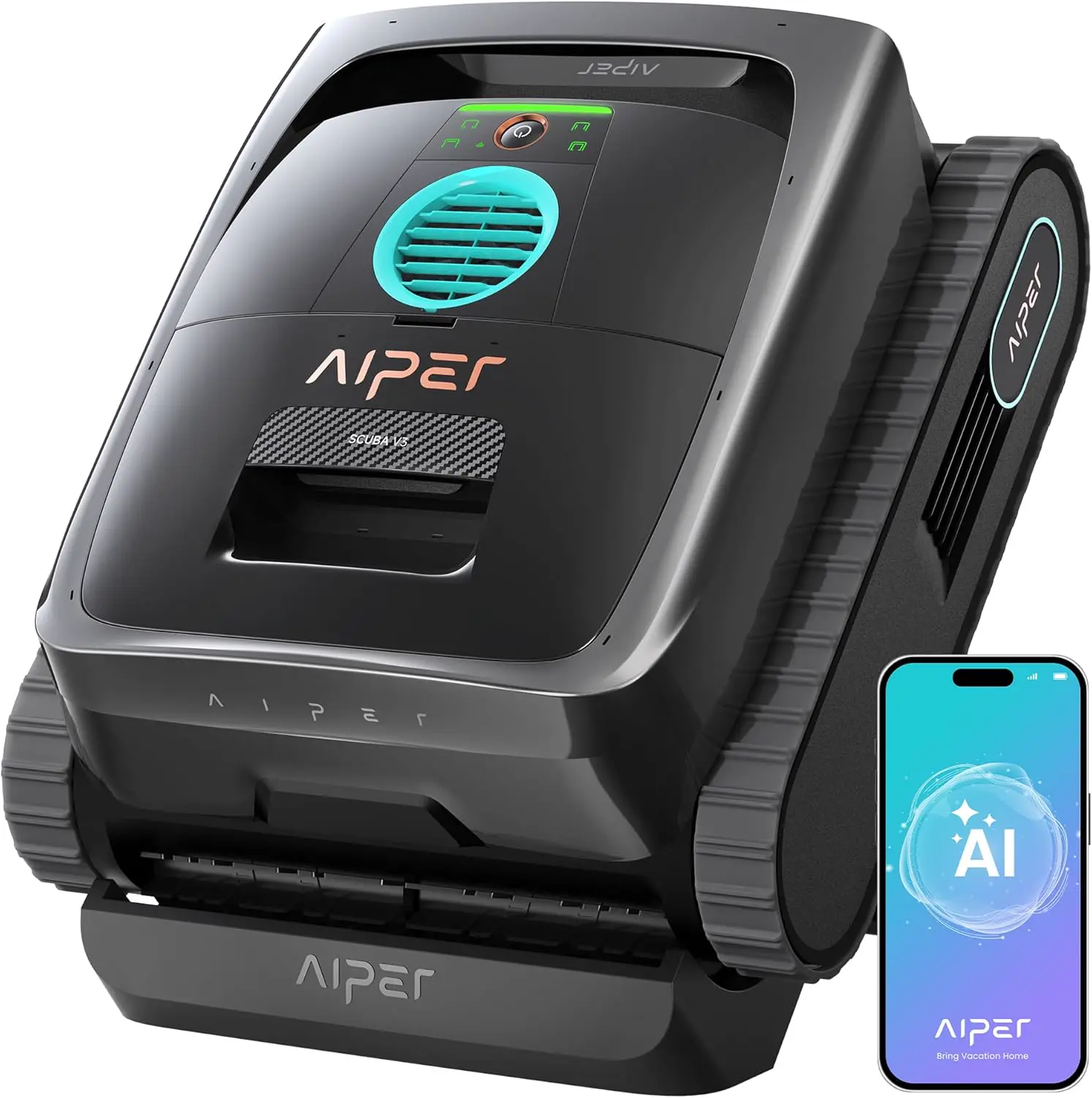 AIPER (Nouveau 2026) Scuba V3 Robot Piscine Fond et Parois avec