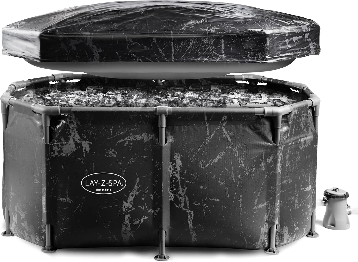 Lay-Z-Spa Glacial Baignoire Plongeante Froide avec Housse résistante