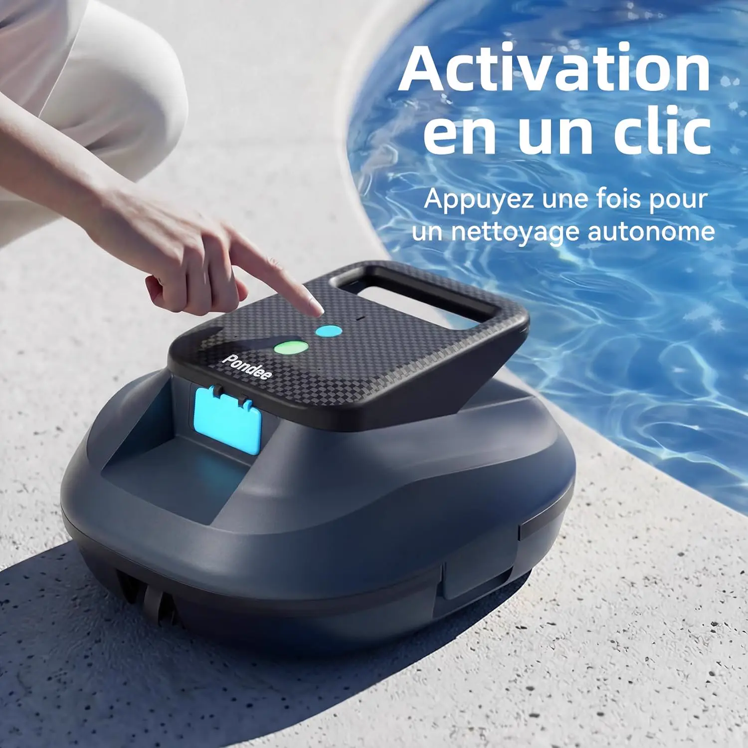 Robot piscine Pondee X2 Robot Piscine sans Fil avec 200 Min Au… vue 7