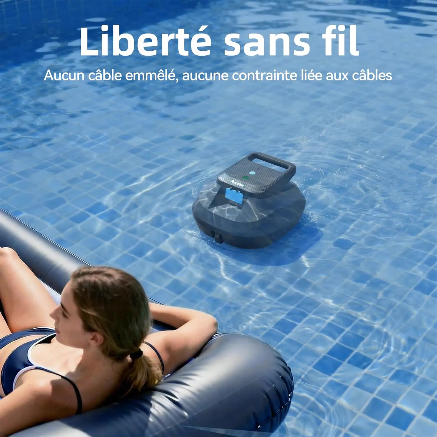 Robot piscine Pondee X2 Robot Piscine sans Fil avec 200 Min Au… vue 8