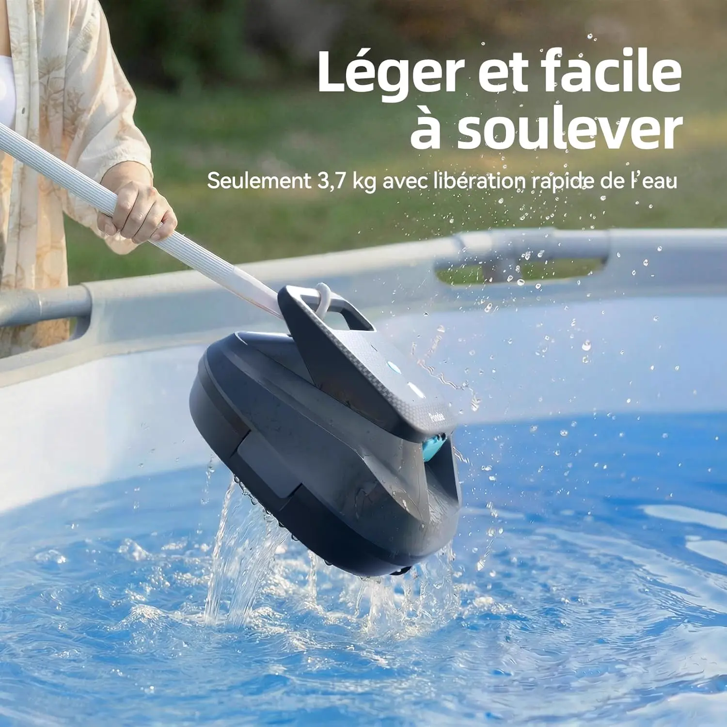 Robot piscine Pondee X2 Robot Piscine sans Fil avec 200 Min Au… vue 9