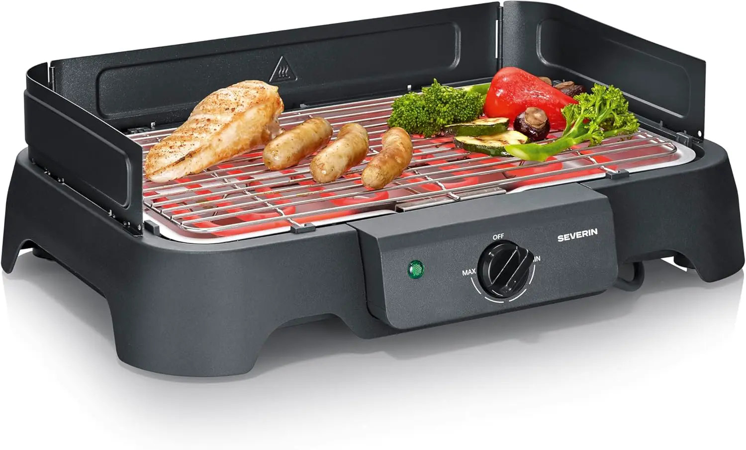 Barbecue électrique en métal noir vue 6