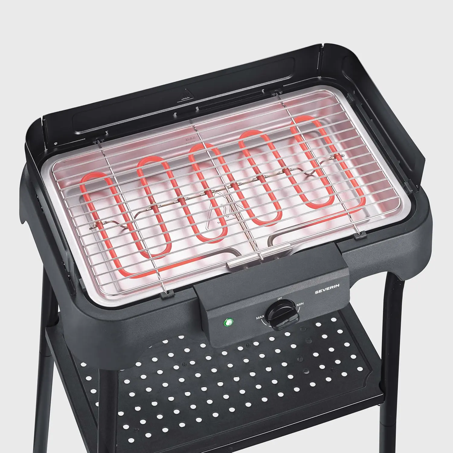 Barbecue électrique en aluminium noir 39 m² vue 2