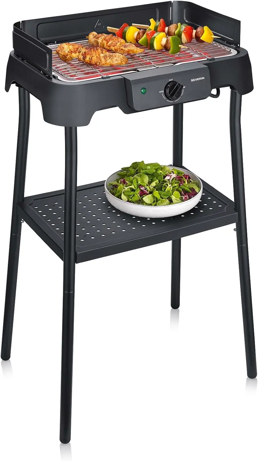 Barbecue électrique en aluminium noir 39 m² vue 3