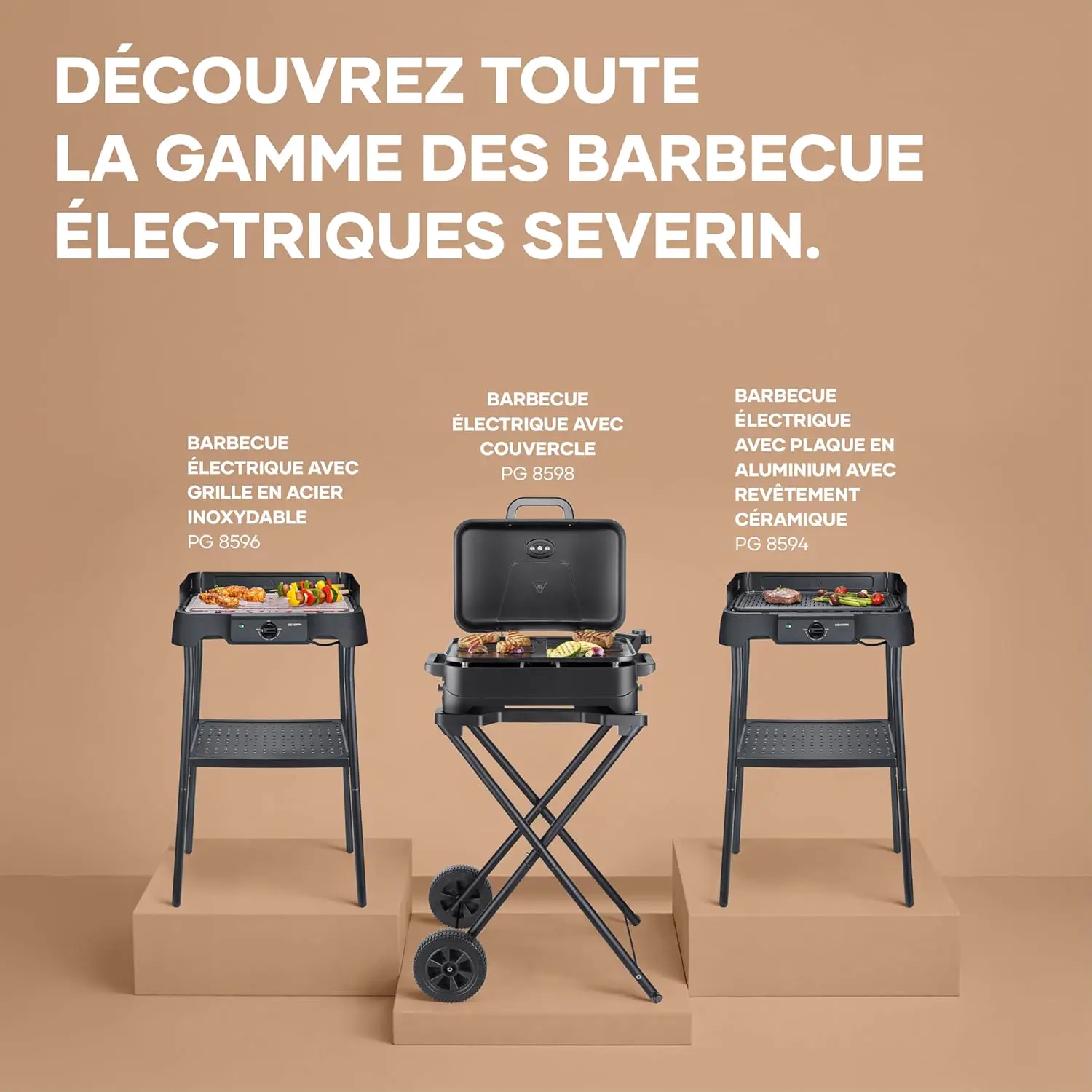 Barbecue électrique en métal noir 38 m² vue 11