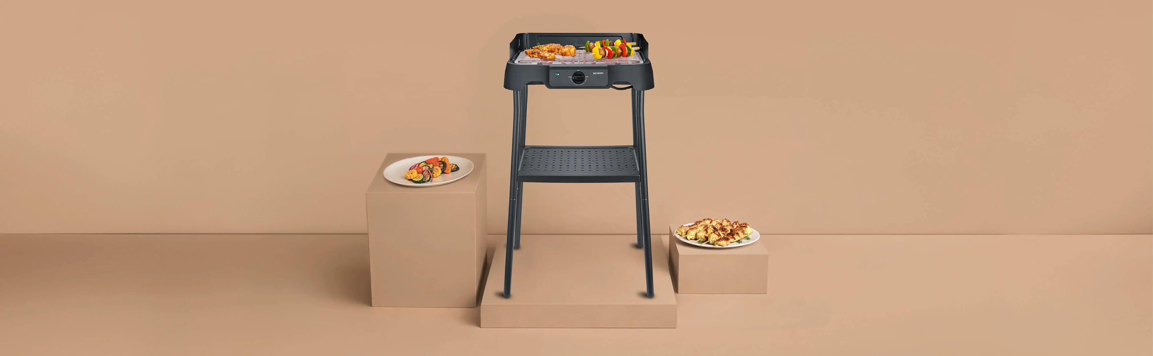 Barbecue électrique en métal noir — contenu détaillé 1