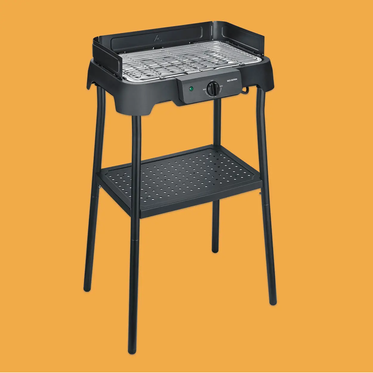 Barbecue électrique en métal noir — contenu détaillé 2