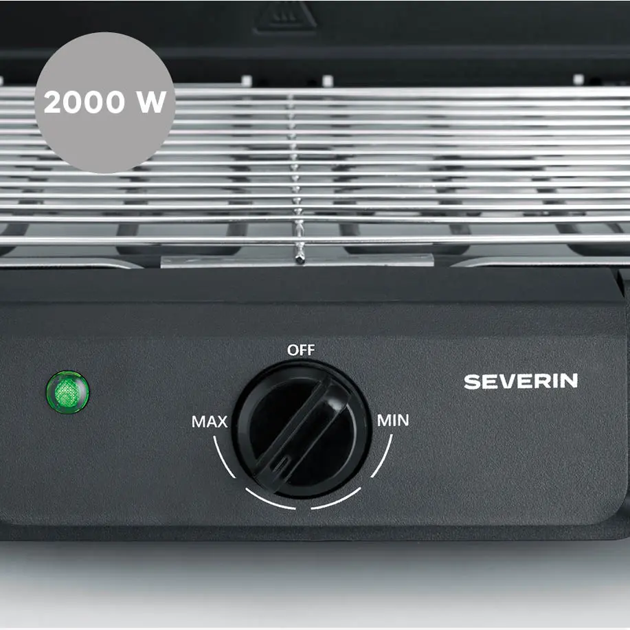Barbecue électrique en métal noir — contenu détaillé 5