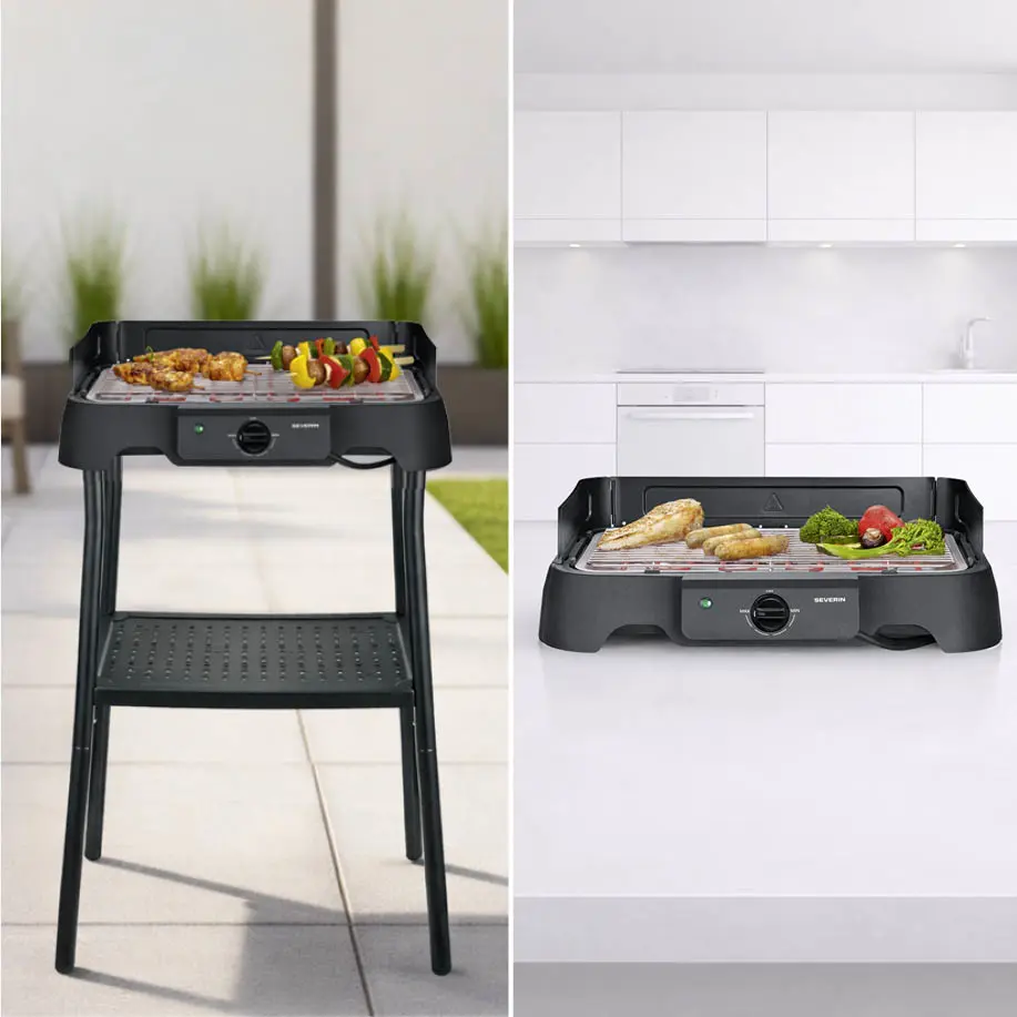 Barbecue électrique en métal noir — contenu détaillé 6